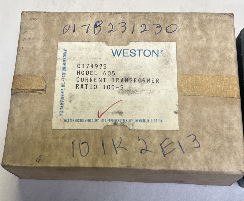 WESTON,605,CURRENT TRANSFORMER NOS