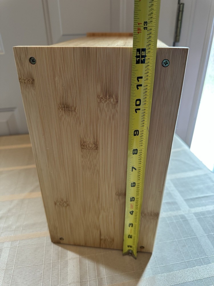 Wood Display Case PlexiGlass Doors 2 shelf Counter Display