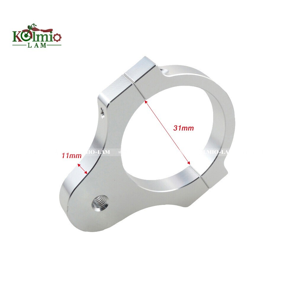 Universal Motorcycle Aluminium Steering Damper Fork Frame Mounting Clamp Bracket