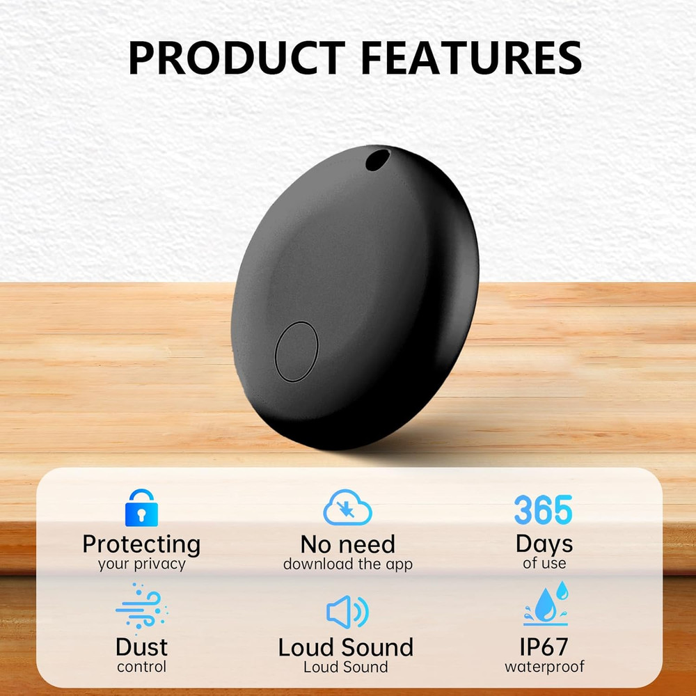 Bluetooth Tracker Android - 2 Pack, Item Finders Locators Work with Google Find