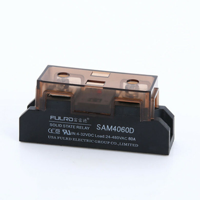 FULRD Industrial solid state relay SAM4060D 60A In=4-32VDC Load=24-480VAC