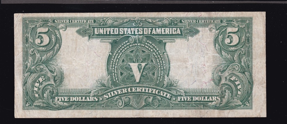 US 1899 $5 Chief Silver Certificate Note FR 277 VF (056)