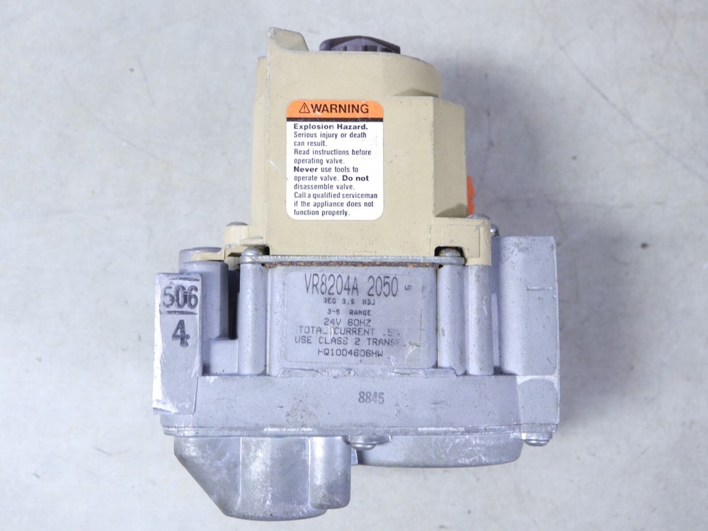Honeywell VR8204A2050 HVAC Furnace Gas Valve HQ1004606HW