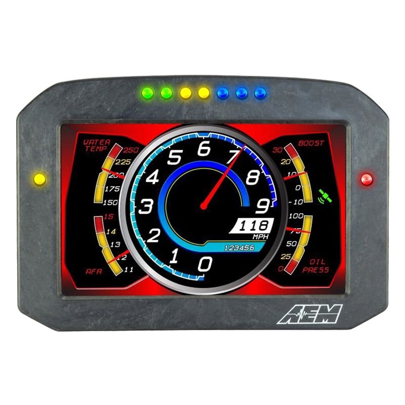 AEM Performance Electronics CD-7 Flat Panel Dash Monitor w Data Logging