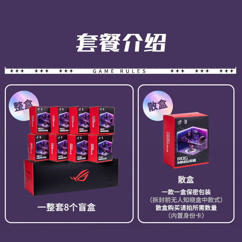 ROG Miniature Combo Full Set 8 Pieces