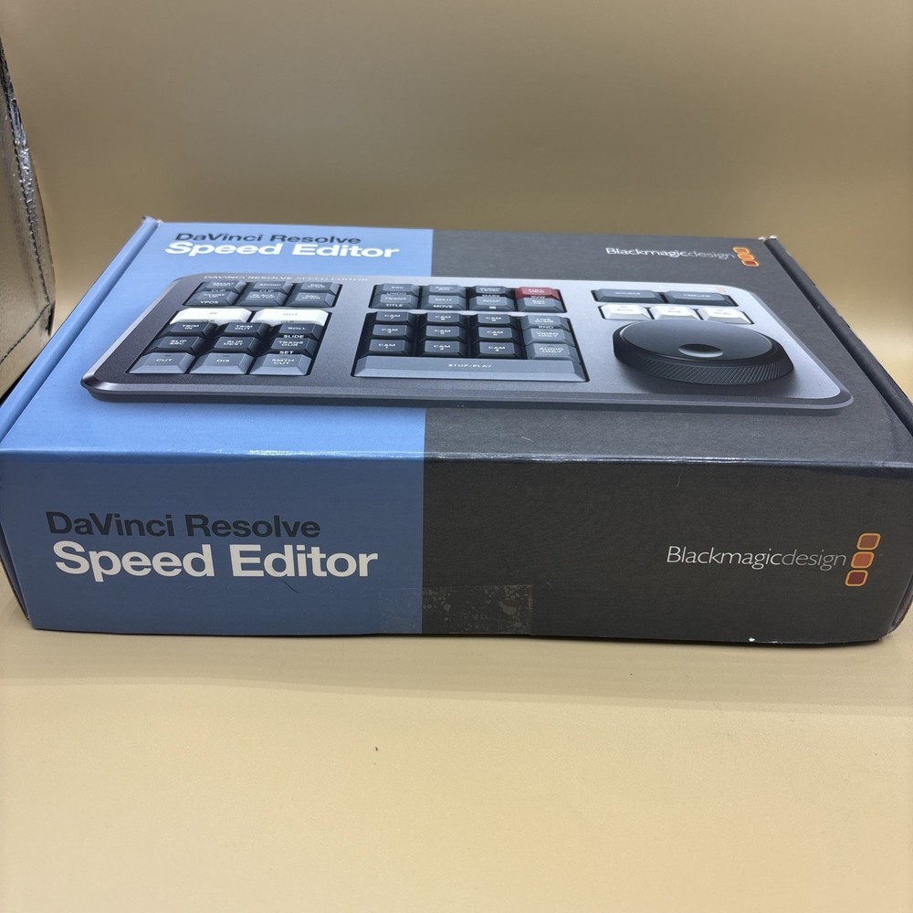 Speed Editor Blackmagic Design DaVinci Resolve No Studio license