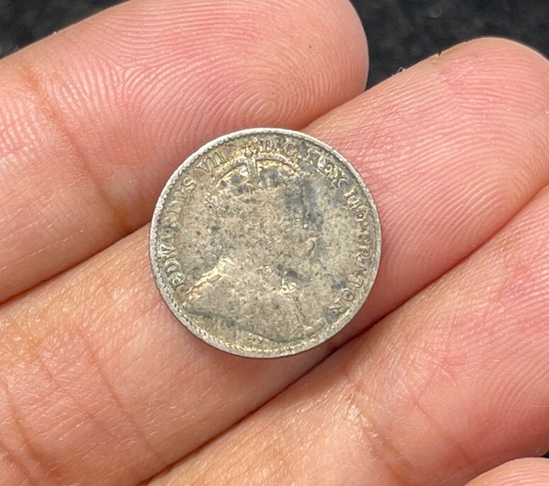 1910 Canada 5 Cents Coin