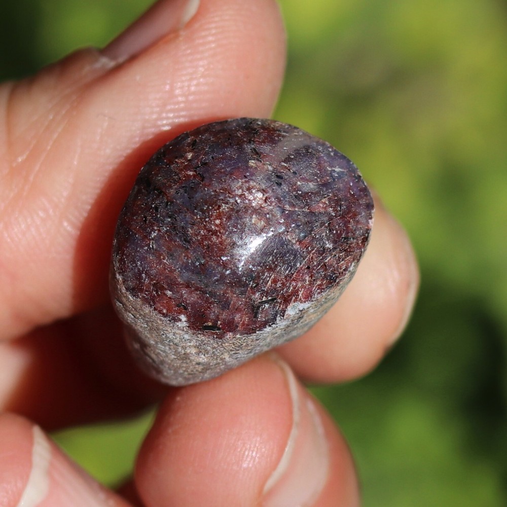 Fluorescent "Star" Ruby, Red Corundum from India (RUB31)