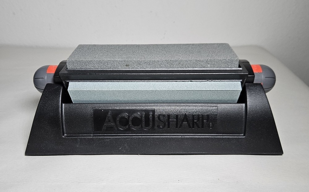 Accu Sharp Tri Stone Sharpening System Coarse Medium Fine Synthetic Stones