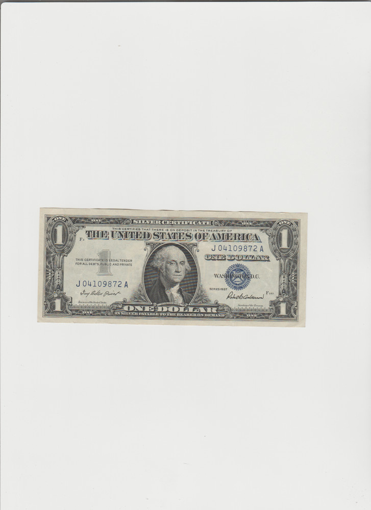 Lightly Circulated 1957  Silver Certificate