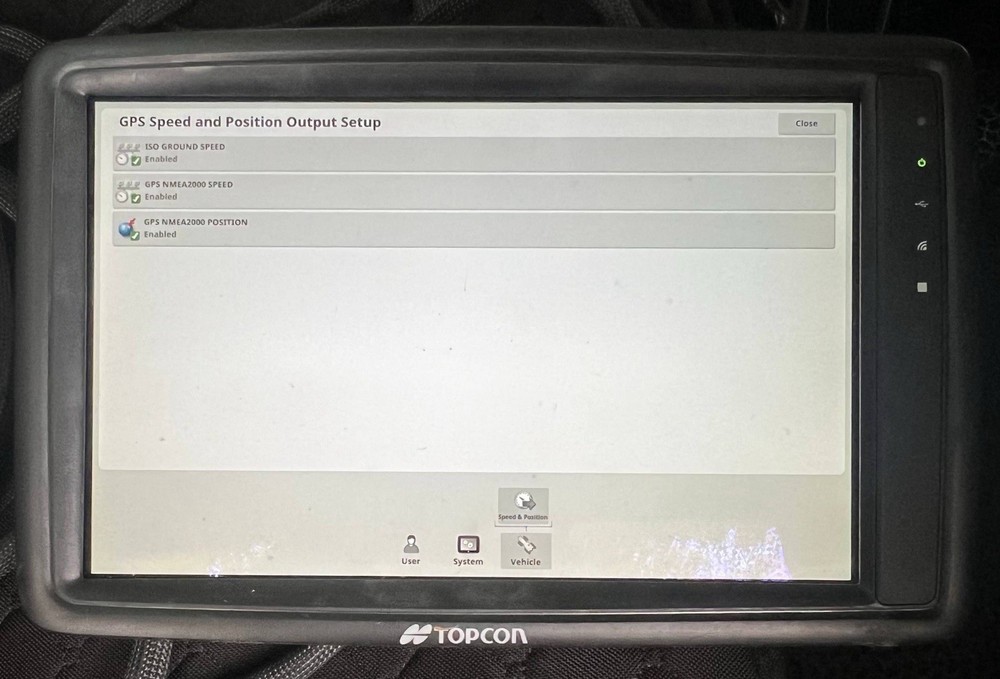 Topcon Display XD+ GPS Concole