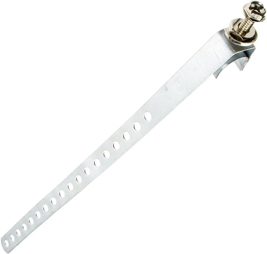 8" Galvanized Steel Ground Strap