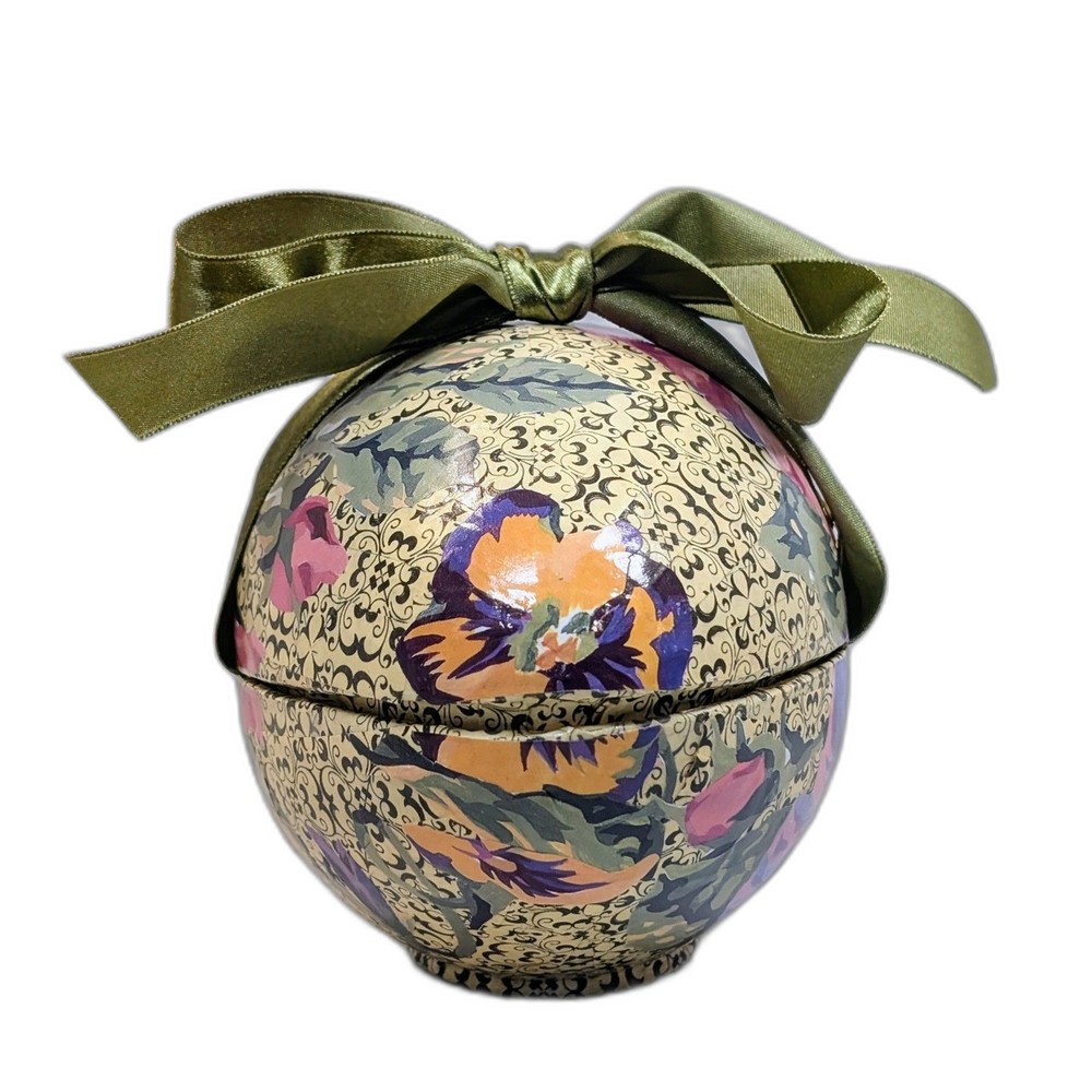 Handmade 6" Papier-Mâché Easter Egg Candy Container
