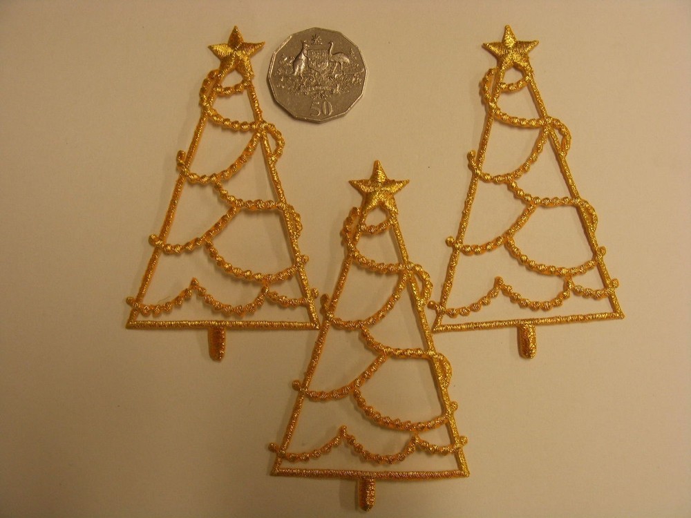 Christmas Gold Tree  - Packet 3