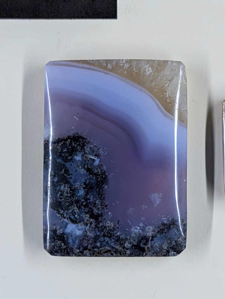 Rectangle Shape - Purple Moss Agate - Design-Ready Sets