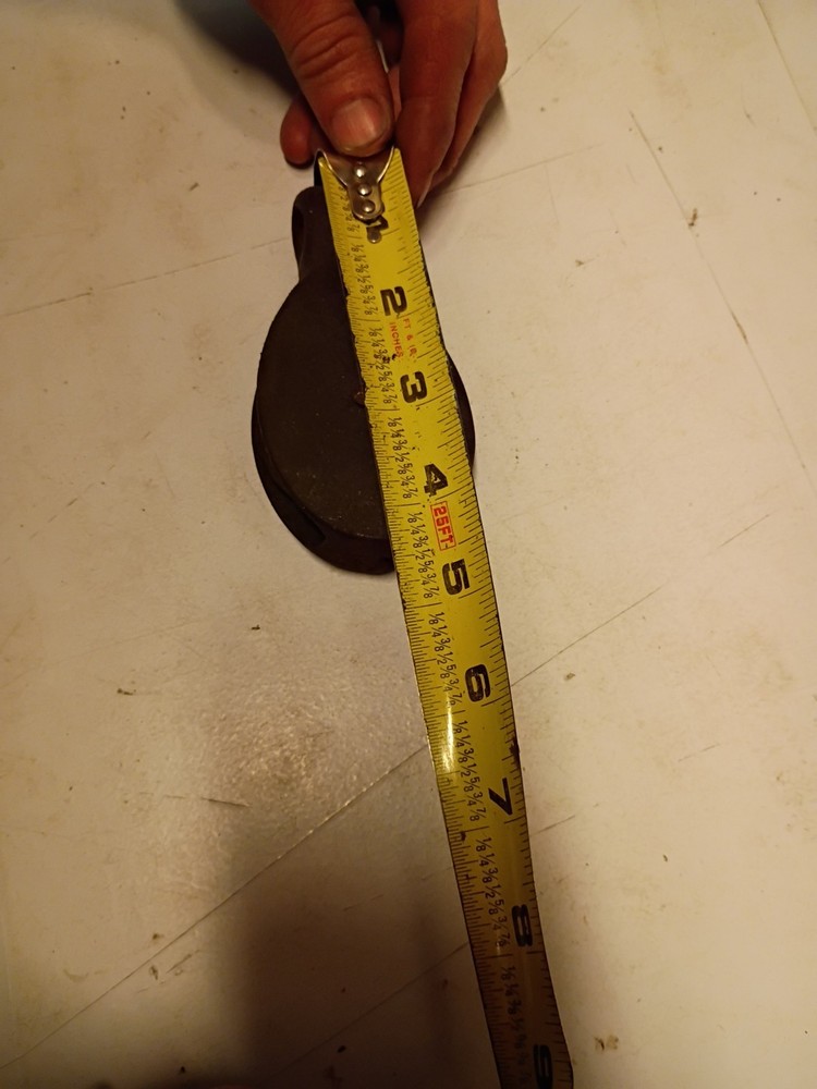 ANTIQUE Tools Small CAST IRON Pulley VINTAGE 4.5”