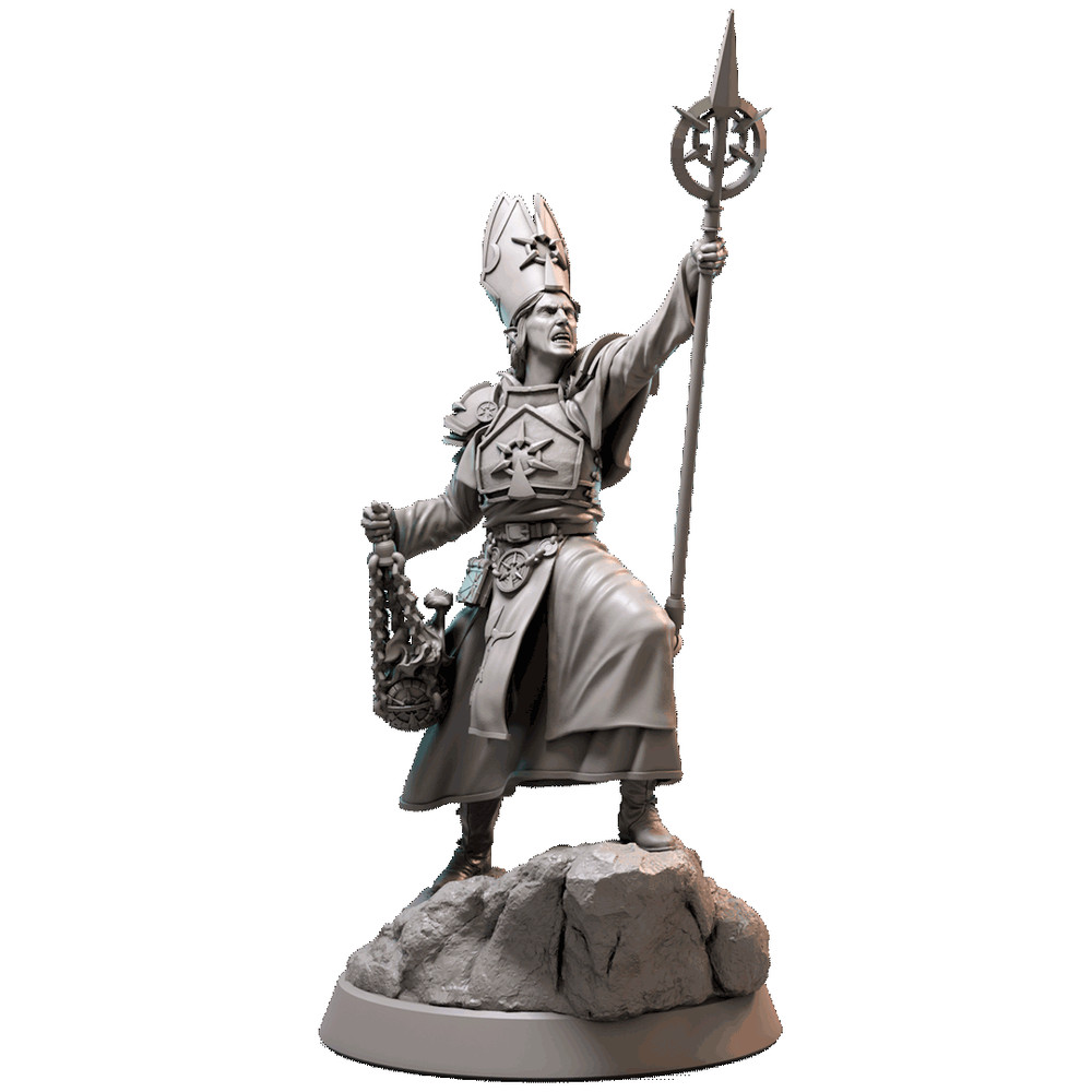 D&D Naedan Cleric Mini 32mm Scale TTRPG