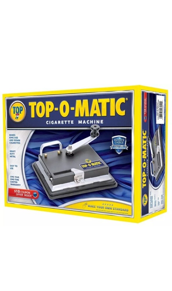 TOP-O- MATIC CIGARETTE MACHINE. KING SIZE & 100MM CIGARETTES BRAND NEW