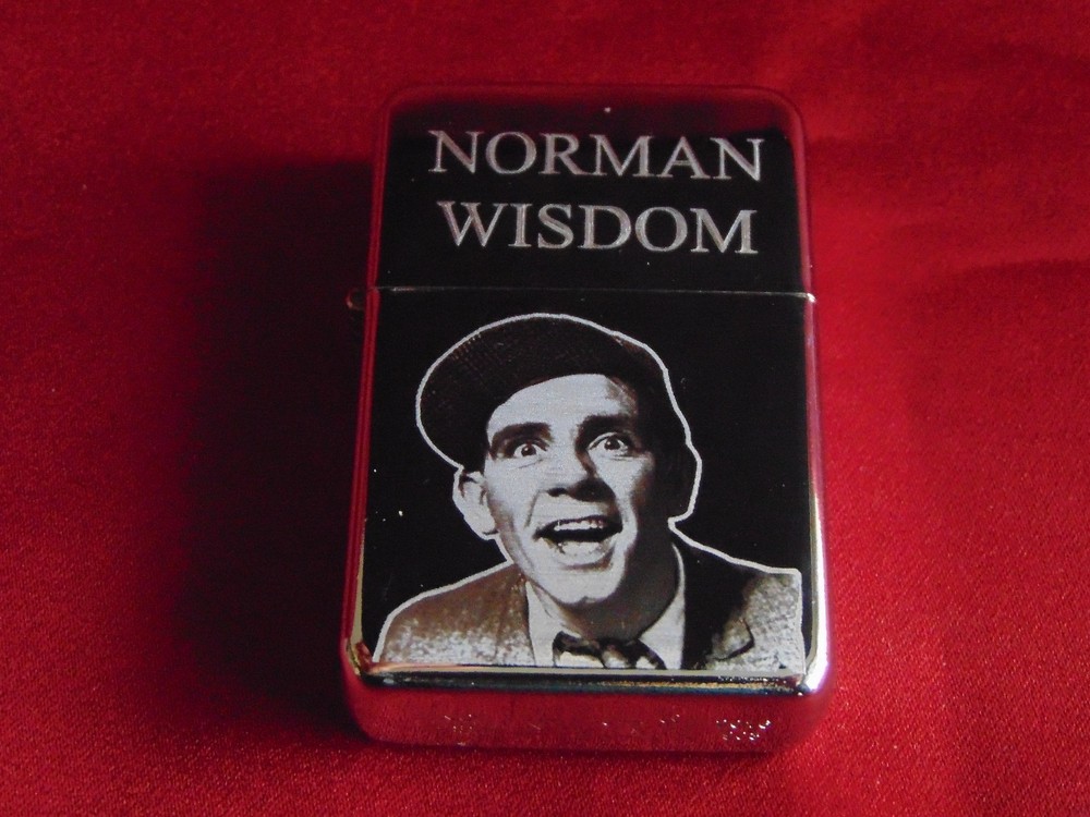 Norman Wisdom Engraved Lighter With Gift Box - FREE ENGRAVING