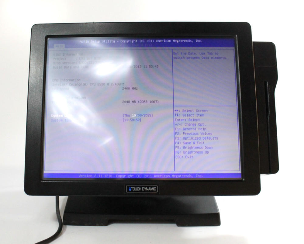 Touch Dynamic Breeze Performance Computer POS | Stand & Card Terminal | NO DRIVE