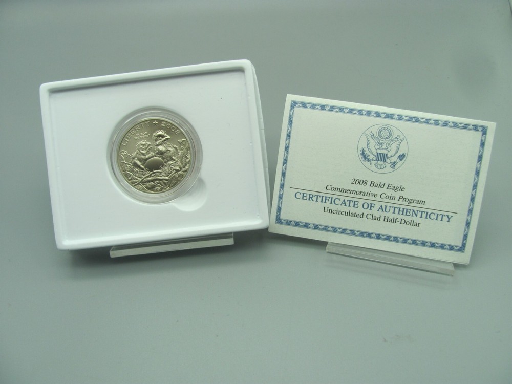 2008 Bald Eagle Uncirculated Commemorative Half Dollar