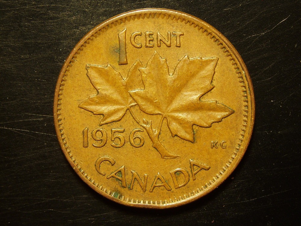 CANADA  1956  1  CENT COIN  #11