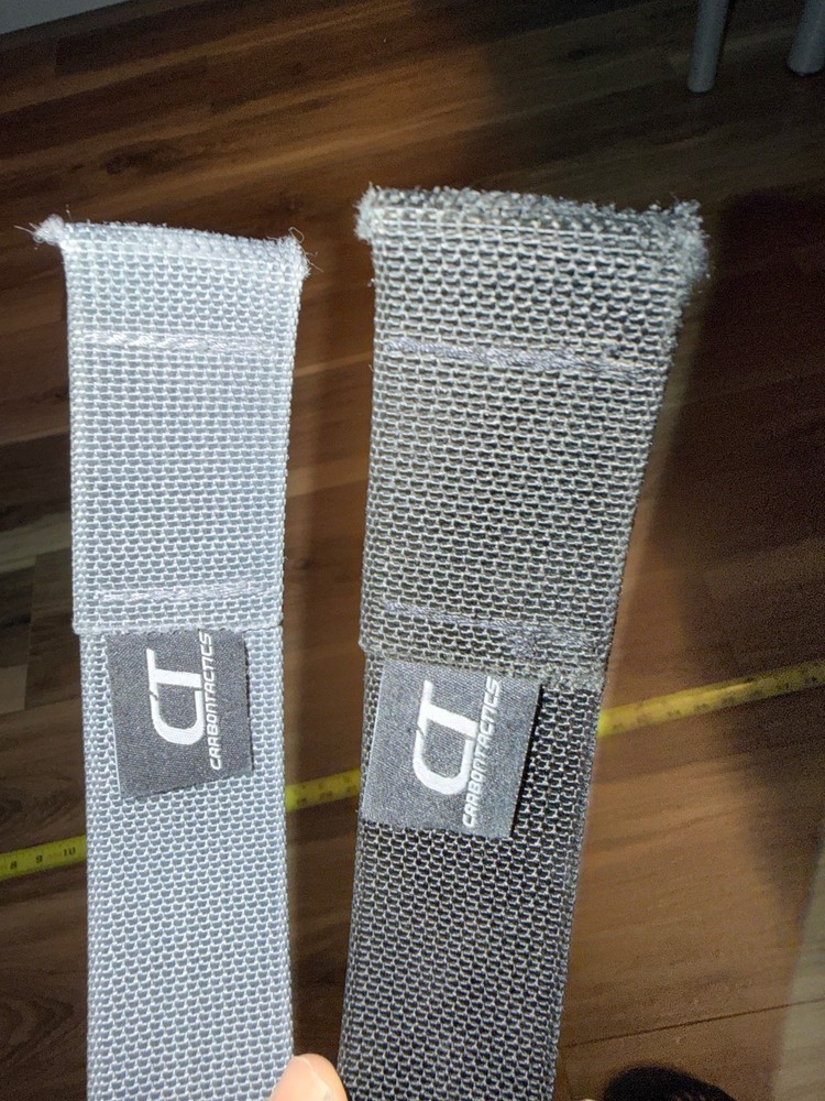 Titanium Ti Hook Elements EDC Belt single layer black webbing Carbon Tactics
