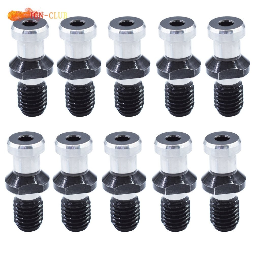 75°  CAT40 Pull Stud Coolant Thru Retention Knob For Mori Doosan 10Pcs