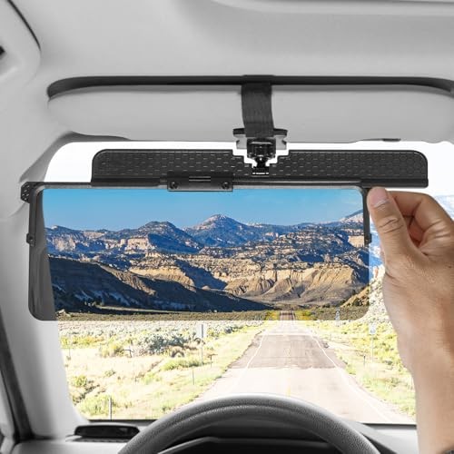 Polarized Sun Visor Extender for Car, Upgraded Adjustable Car Sun Visor