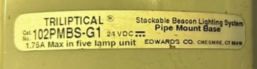 Edwards Signaling 102PMBS-N5 Triliptical Stack Light