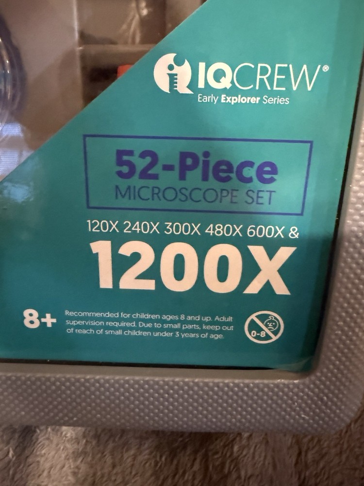 IQCREW Early Explorer Series 52 Pieces Microscope Set EUC