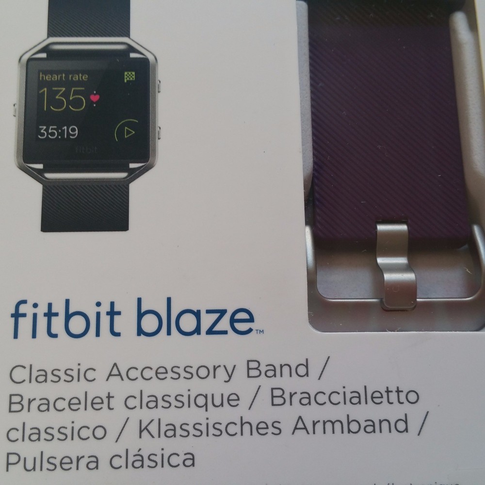 Fitbit Blaze Accessory Replacement Wrist Band Small Silicone Strap Purple New!