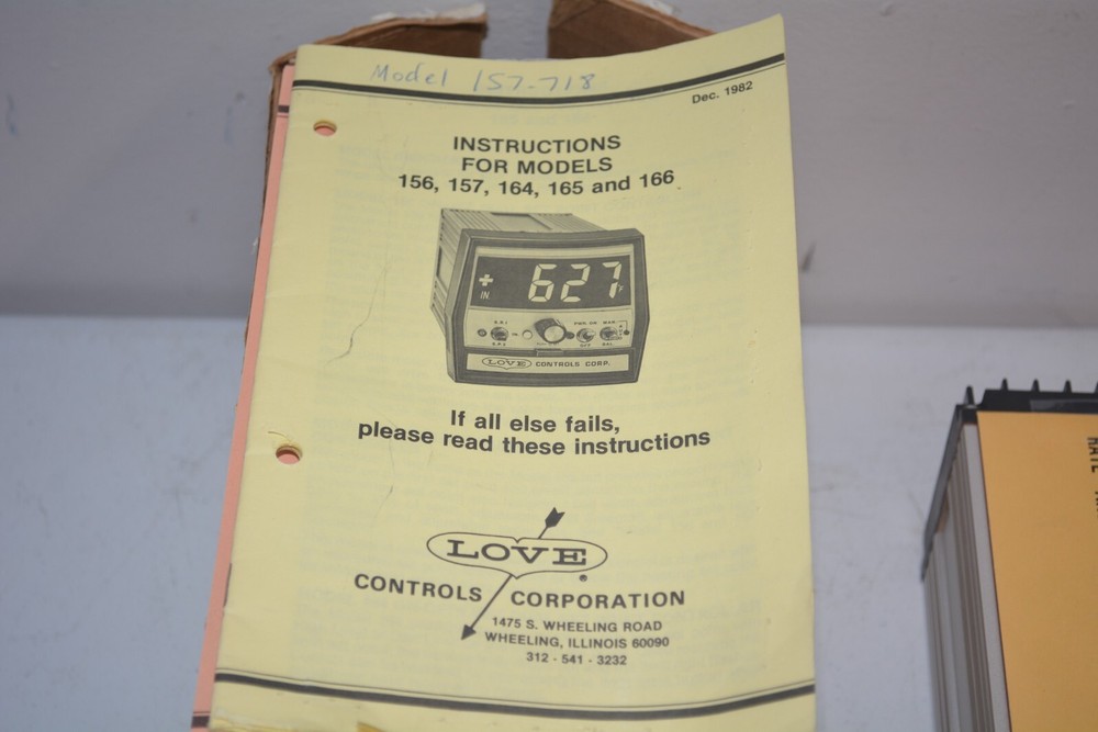 Love Controls 166 High Low Temperature Control #W3527