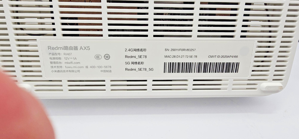 Redmi AX5 Wi-Fi 6 Router