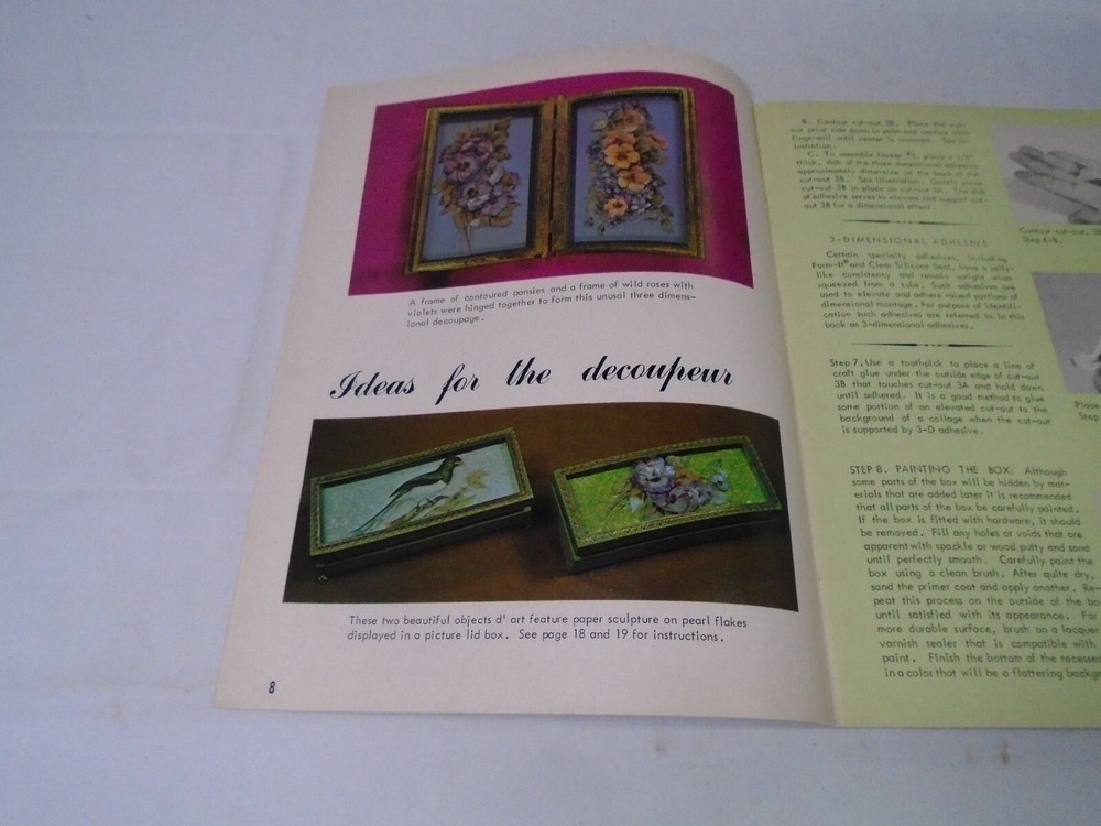 3 Dimensional Decoupage HP-182 Hazel Pearson Handicrafts