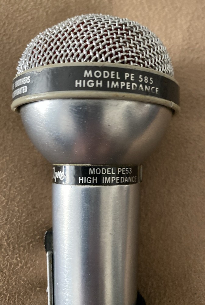Vintage Shure Brothers Model PE-585 Microphone