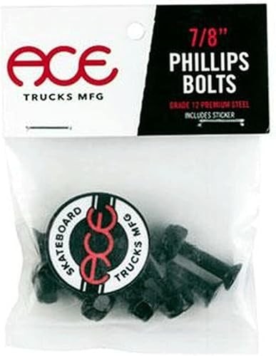 ACE 7/8" Phillips Skateboard Hardware Set