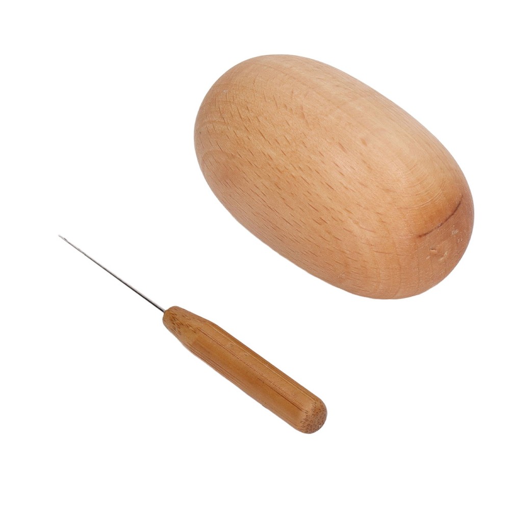 Darning Egg Sturdy Wood For Clothing Darning New↑