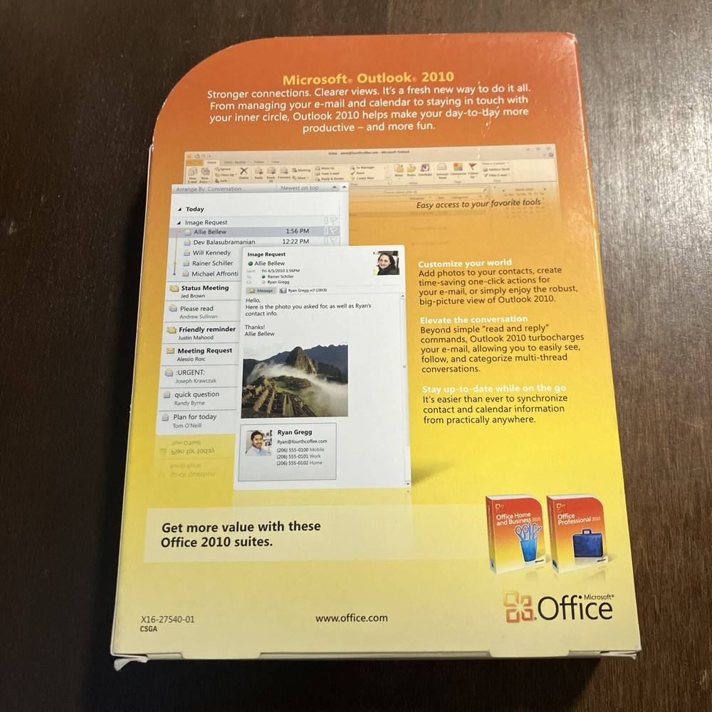 Microsoft Office Outlook 2010 PC With Product Key