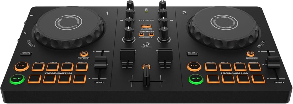 Pioneer DJ AlphaTheta Compact 2-Channel DJ Controller
