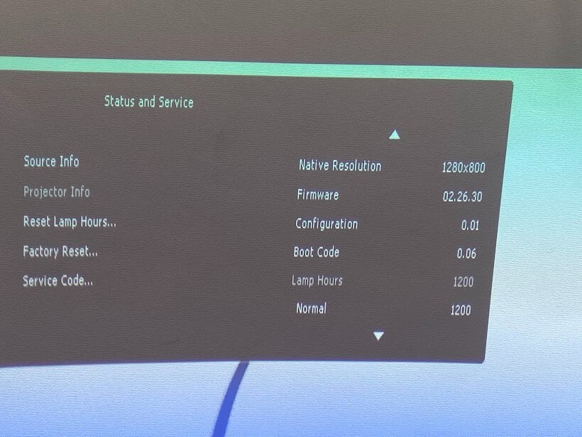 InFocus IN2116 DLP Projector