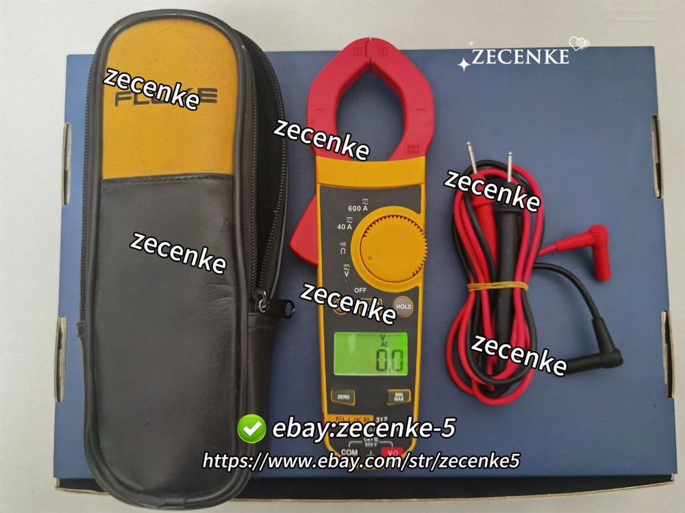 FLUKE 317 True RMS AC DC Clamp Meter