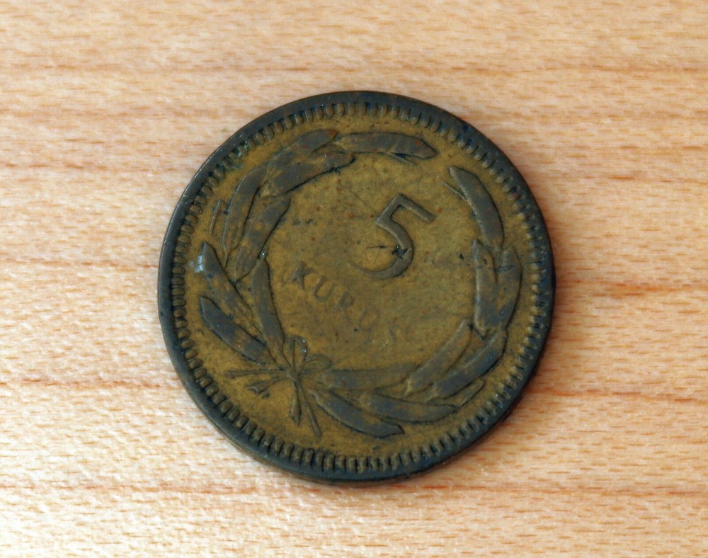 1951 Turkey 5 Kurus