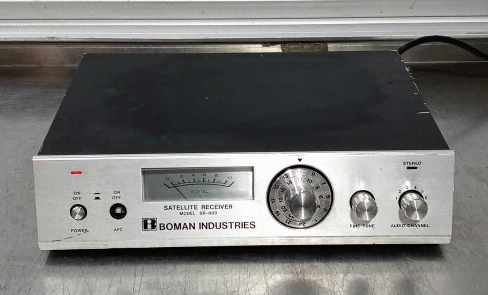 Vintage Bowman Industries SR-800 Satellite Receiver