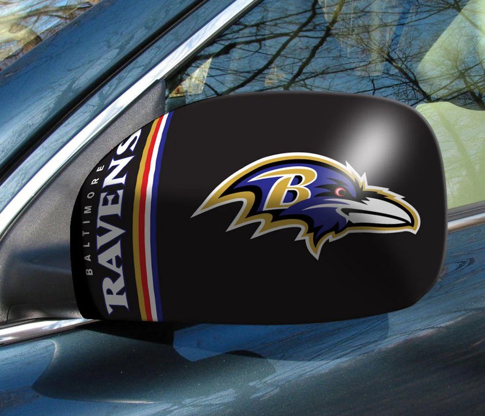 Baltimore Ravens Mirror Cover - Small