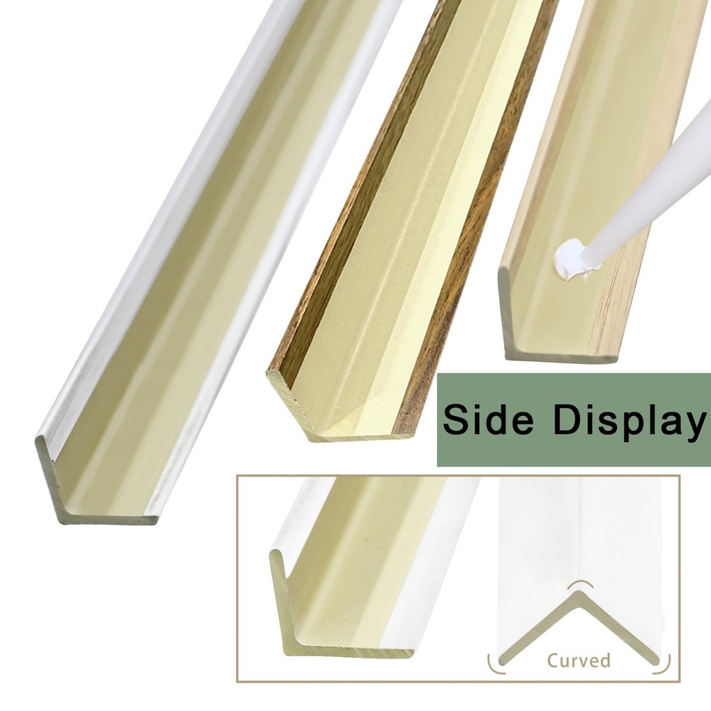 6Pcs 48" Wall Corner Protector,Pre-Cut Wall Corner Protector Guard Protection...