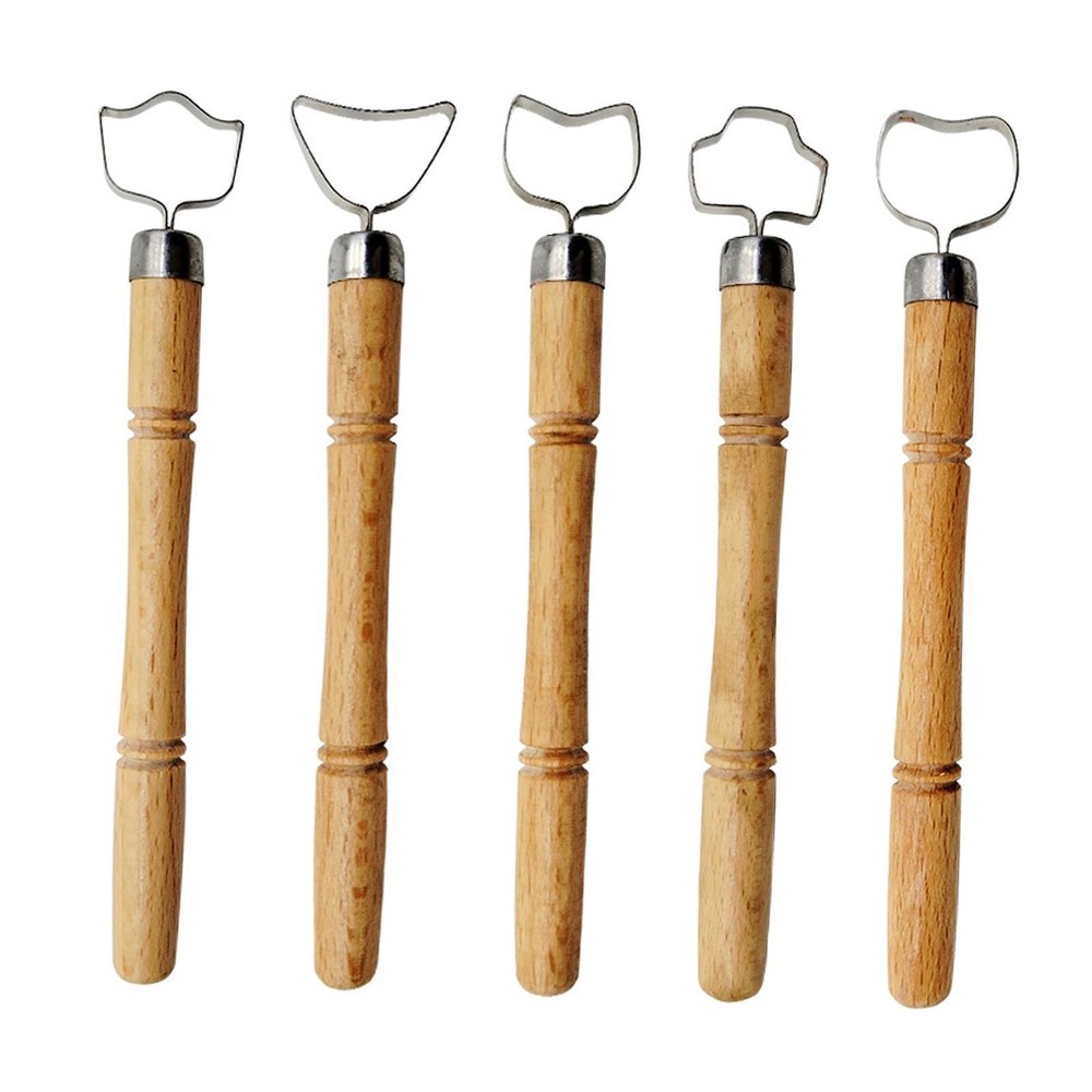 5 Pieces Pottery Cup Handle Shape Tool Pottery Cup Handle Tool DIY Ceramic Water