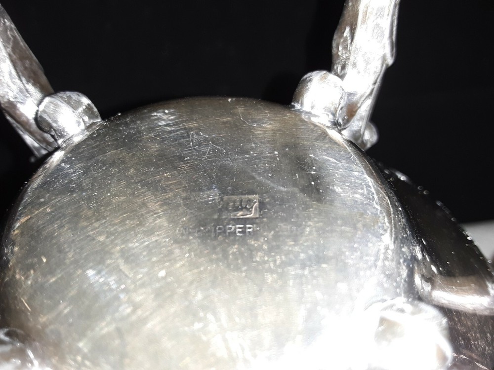 Vintage Silver Plated Sugar Bowl Hallmarks