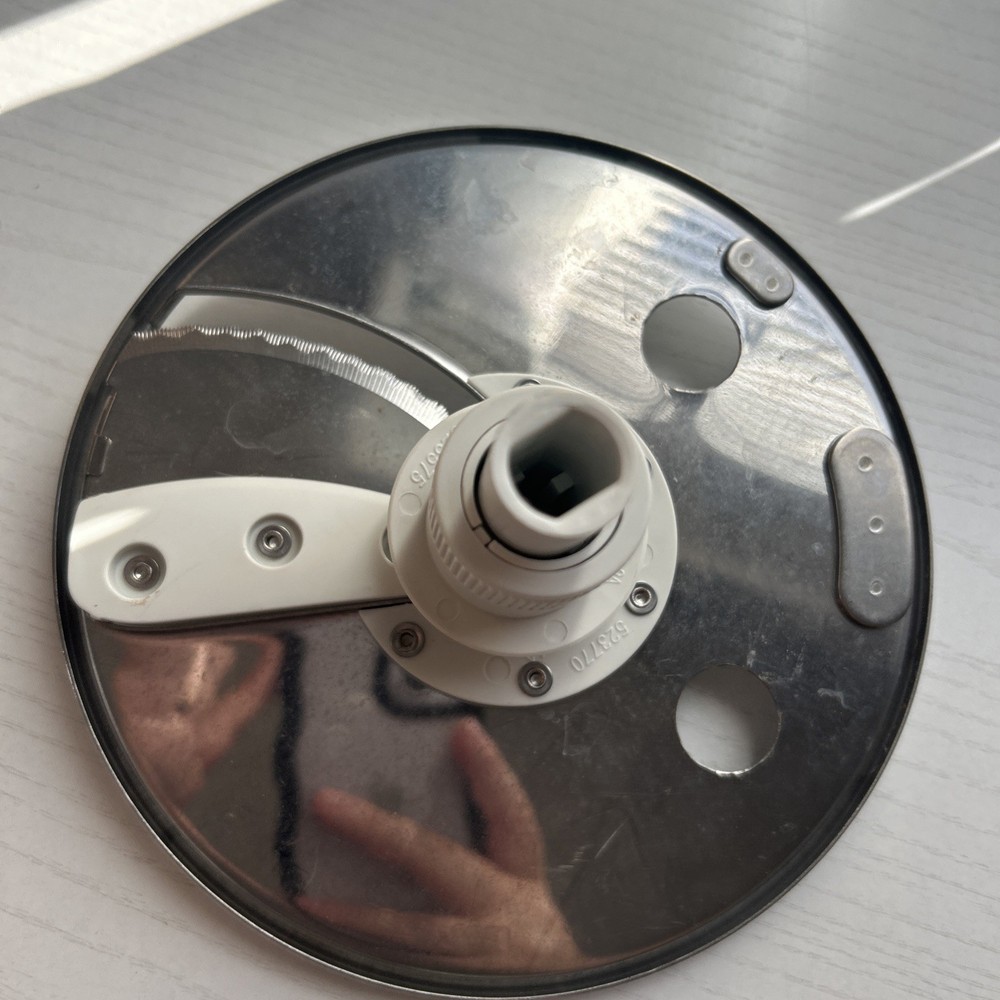Kitchen Aid Food Processor KFP0711WH Replacement Part Slicing Blade Disk Clean