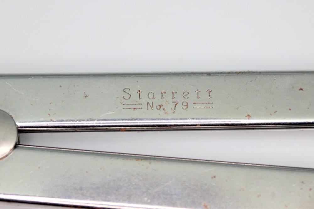 Starrett 79B-12 Yankee Spring-Type Outside Caliper, Spring Nut, 12" Capacity BIN